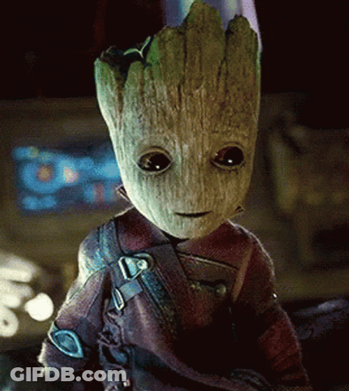 Groot Throw Up GIF