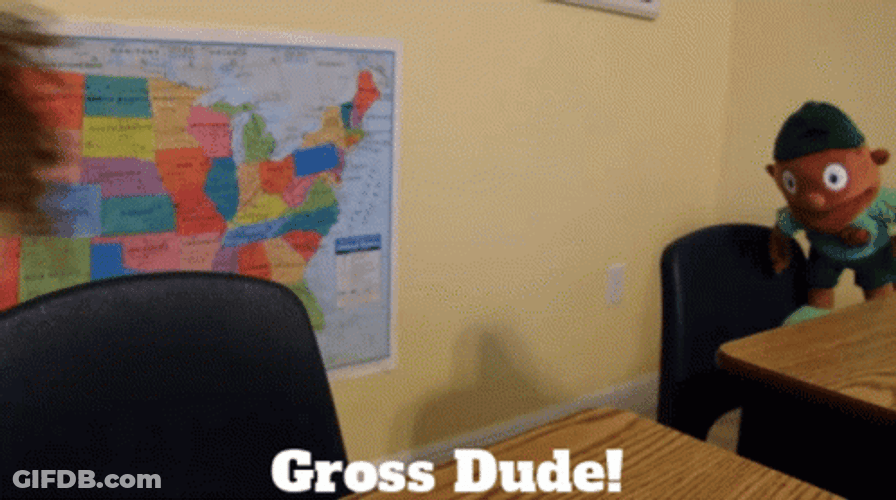 Gross Dude GIF