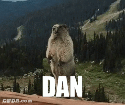 Ground Squirrel Saying Dan GIF