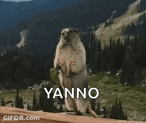 Ground Squirrel Standing On Hind Legs Yanno GIF