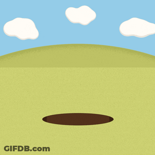 Groundhog Head Shake Cartoon GIF