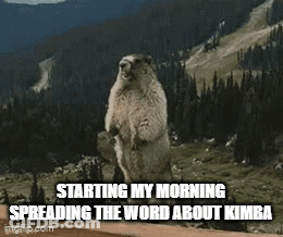 Groundhog Spreading Word About Kimba GIF