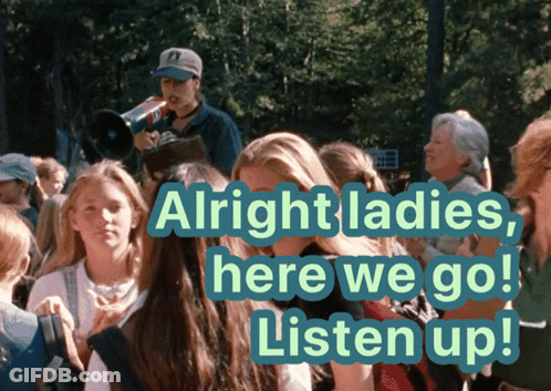 Group Alright Ladies Here We Go Listen Up GIF