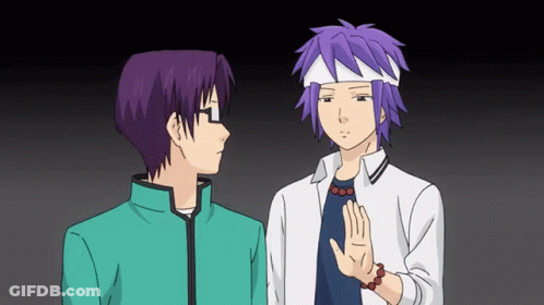 Group Anime Characters Saying About Your Head GIF