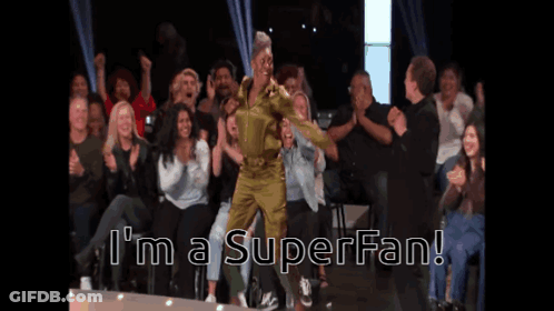 Group Applauding Superfan GIF