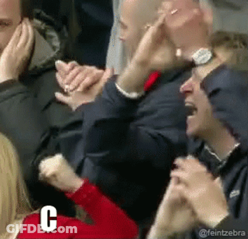 Group Applauding With Letter C GIF