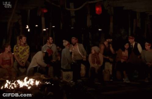 Group Around Fire We'll Talk We'll All Talk GIF