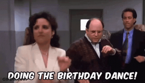 Group Dancing Doing The Birthday Dance GIF