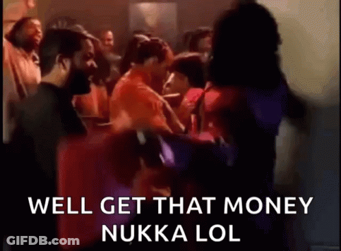 Group Dancing In Club Well Get That Money Nukka LOL GIF