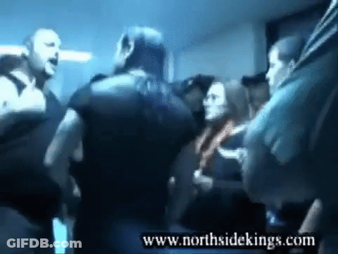 Group Dancing In Dark Room Northsidekings.com GIF