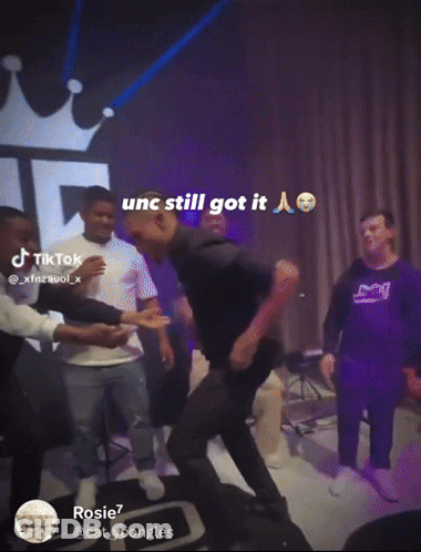 Group Dancing In Dark Room Unc Still Got It GIF