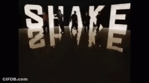 Group Dancing In Front Of Shake Sign GIF