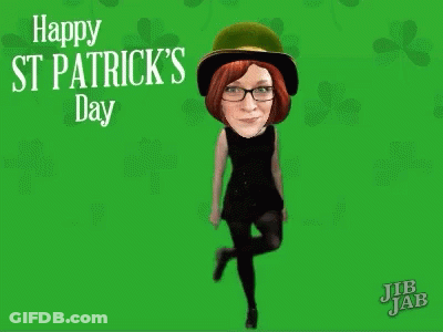 Group Dancing In Parking Lot With Irish Sign GIF