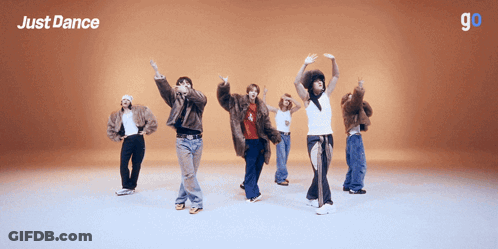 Group Dancing Just Dance GIF