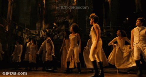 Group Dancing On Stage @ 1Chica Random GIF