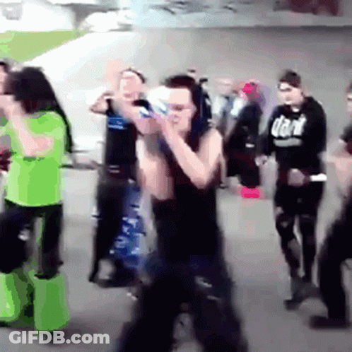 Group Dancing With Dant Sweatshirt GIF