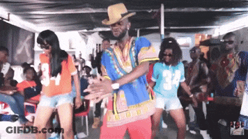 Group Dancing With Number 34 Shirt GIF