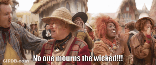 Group Facing No One Mourns The Wicked!!! GIF