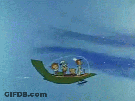 Group Flying In Green Airplane GIF
