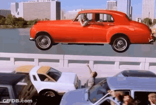 Group Flying In Green Airplane GIF
