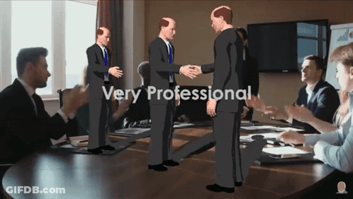 Group Having Meeting Saying Very Professional GIF