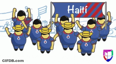 Group Holding Haiti Banner GIF