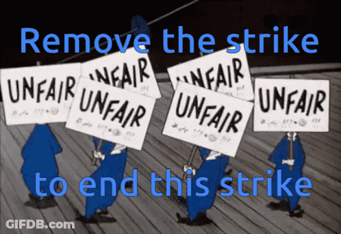 Group Holding Unfair Signs GIF