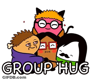 Group Hug GIF