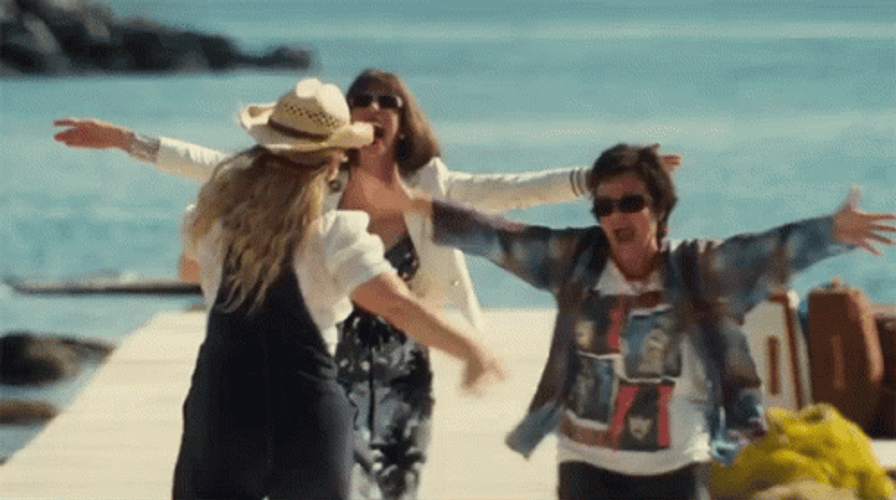 Group Hug Girlfriends Travel GIF