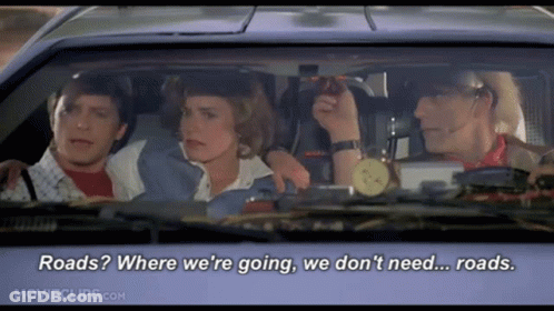 Group In Car Roads Where We're Going GIF