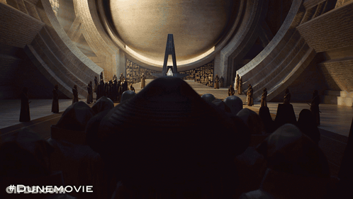Group In Dark Room #DuneMovie GIF