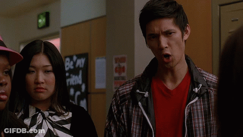 Group In Hallway With Be My Friend Sign GIF