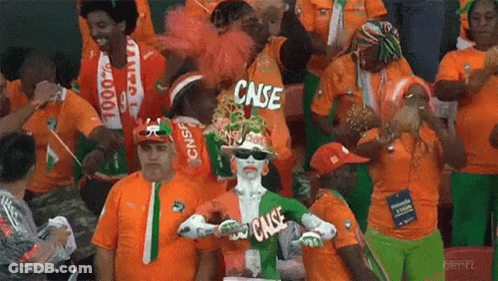 Group In Stadium Watching Game, Shirt Says Case GIF