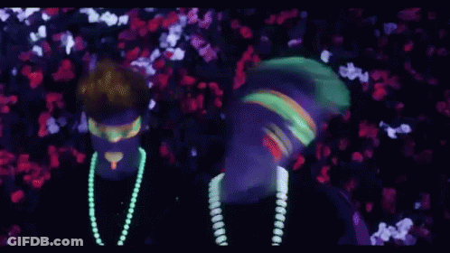 Group In Sunglasses Dancing In Club GIF