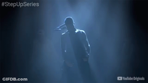 Group Jumping On Stage #Stepupseries GIF