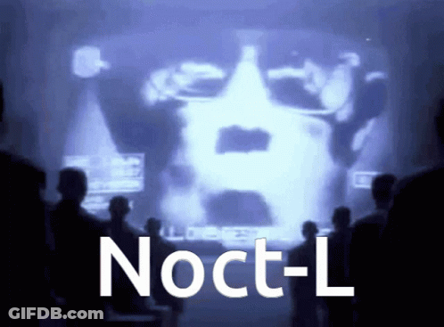 Group Looking At Noct-L Screen GIF