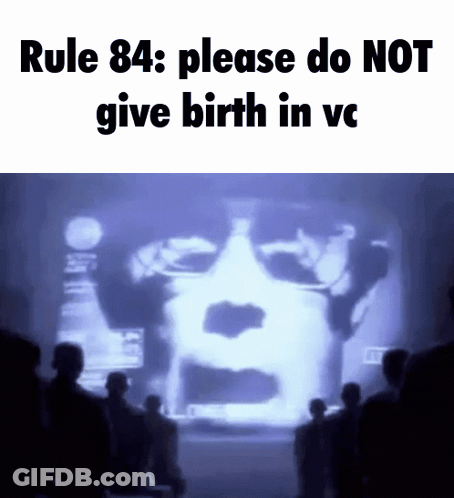 Group Looking At Rule 84 Screen GIF