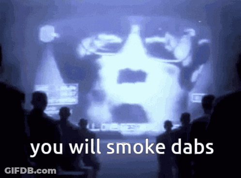 Group Looking At Screen You Will Smoke Dabs GIF