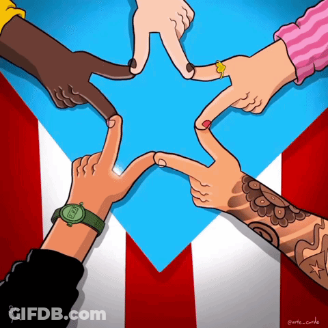 Group Making Star With Fingers And Casio Watch GIF