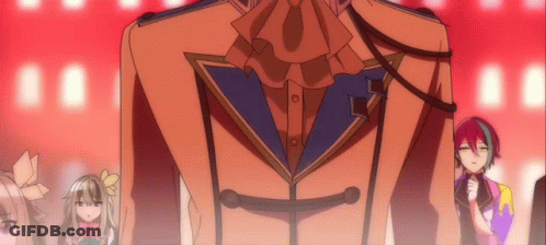 Group Of Anime Characters Standing Next To Each Other GIF