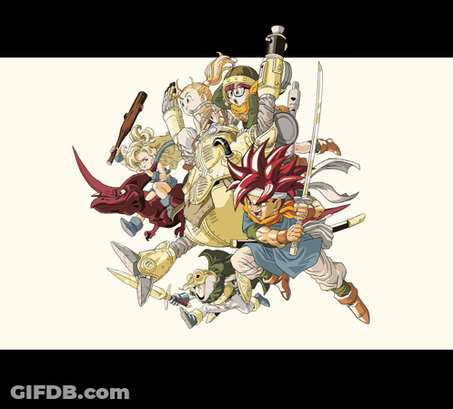 Group Of Cartoon Characters Including Man With Red Hair GIF