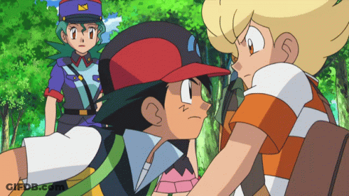 Group Of Cartoon Characters Including Police Officer And Boy GIF