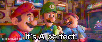 Group Of Cartoon Characters Saying It's A Perfect GIF