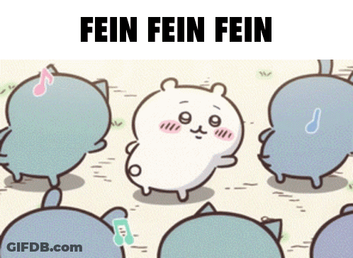 Group Of Cats Saying Fein Fein Fein GIF