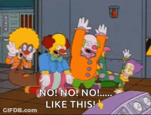 Group Of Clowns One Screaming GIF