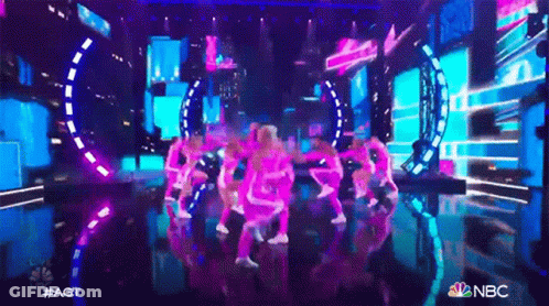 Group Of Dancers Performing Stage NBC GIF