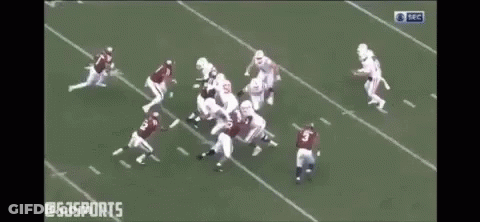 Group Of Football Players Playing GIF