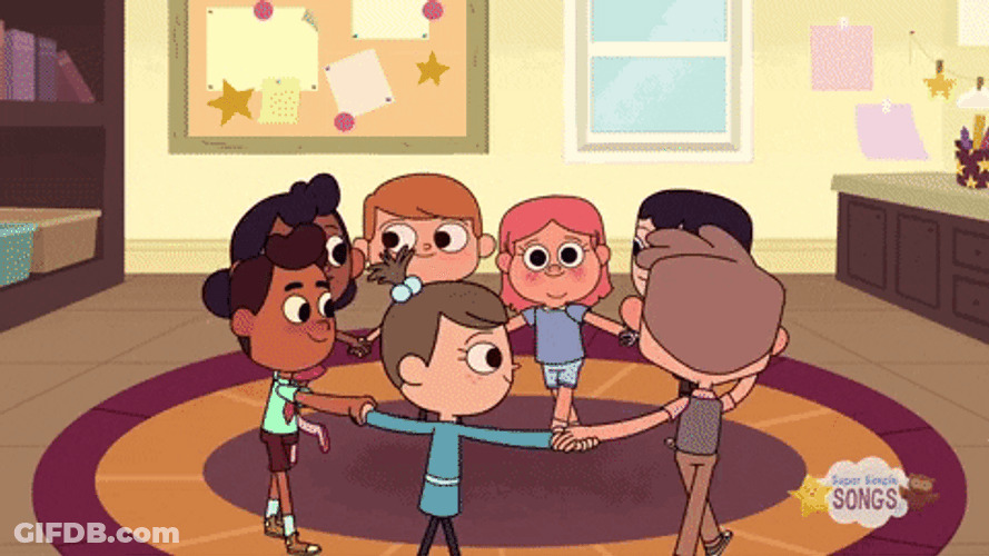 Group Of Kids Play Time GIF