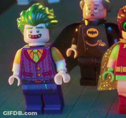 Group Of Lego Characters Standing GIF