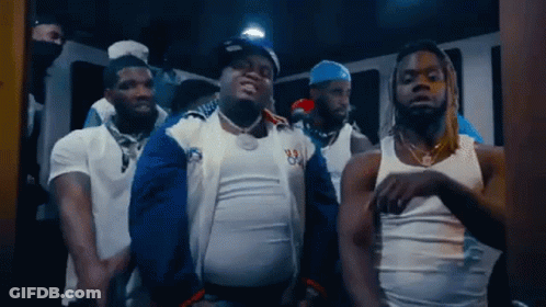 Group Of Men Dancing In Room GIF
